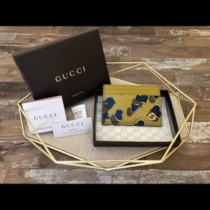 Gucci Betty Heartbeat Card Case